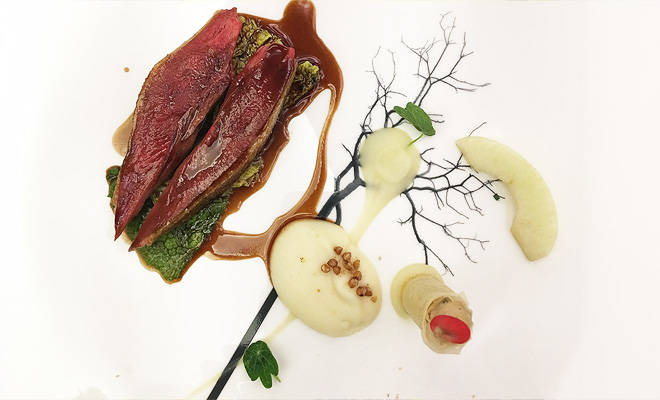 An Image of Phil Howard / his food at Signature Food Festival 2019