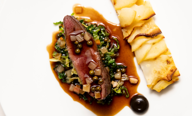 An Image of Phil Howard / his food at Signature Food Festival 2021